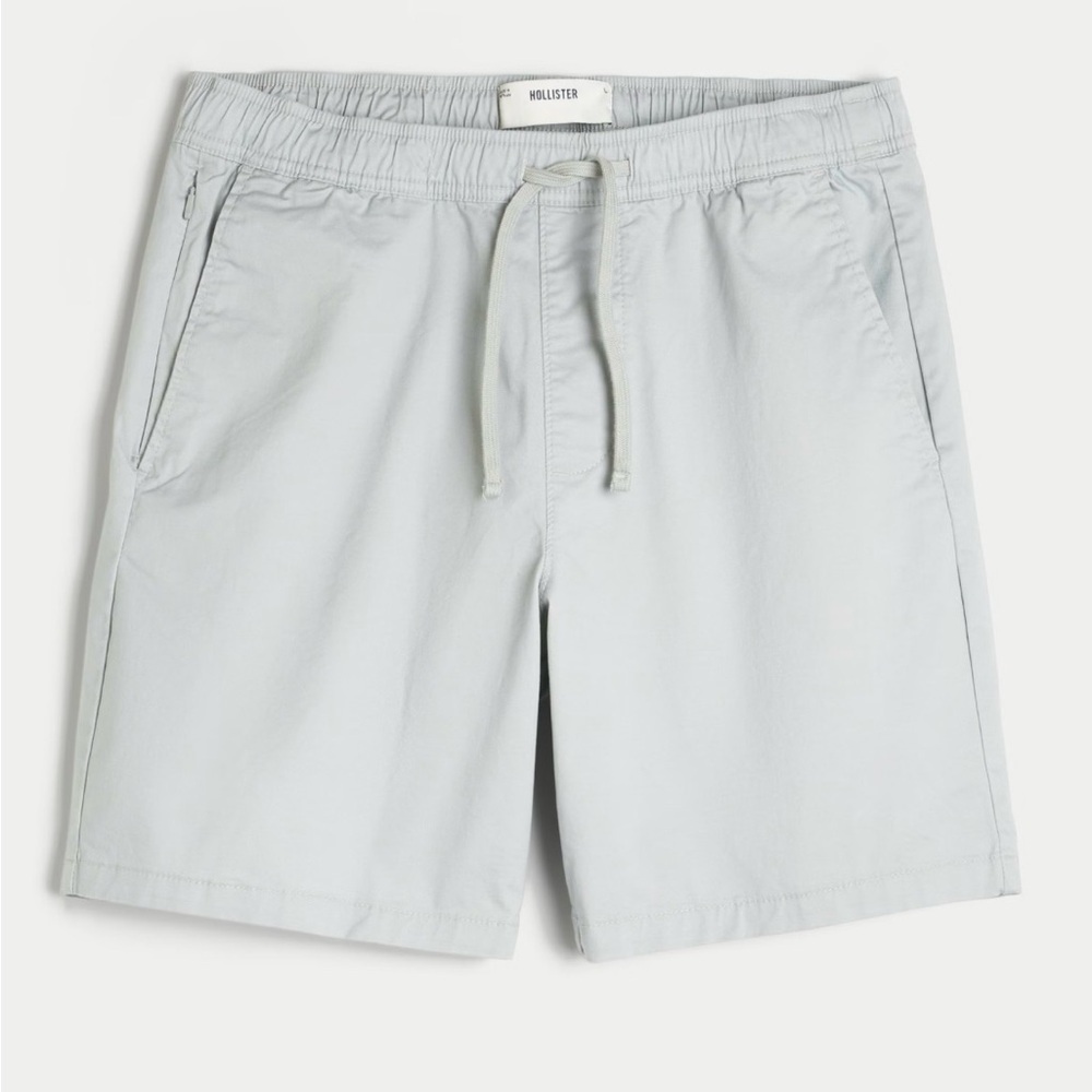 NWT Hollister Men's Grey Flat Front Shorts